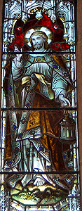 The Light of the World from the north aisle east window March 2012